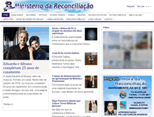 Tablet Screenshot of ministeriodareconciliacao.net